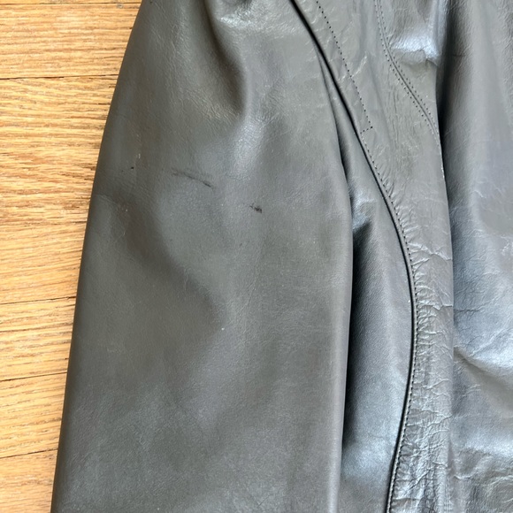 Vintage Gray Sheplers Leather Jacket - Picture 10 of 16